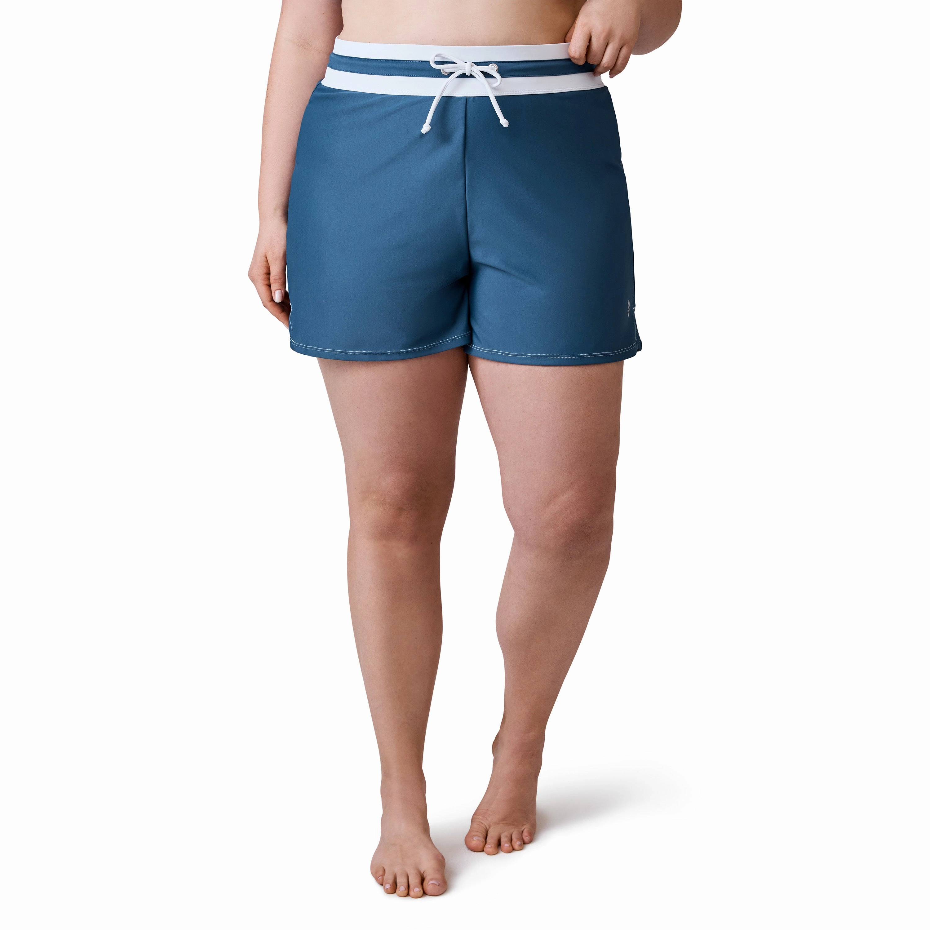 Free Country Women's Plus Size Drawstring Swim Short