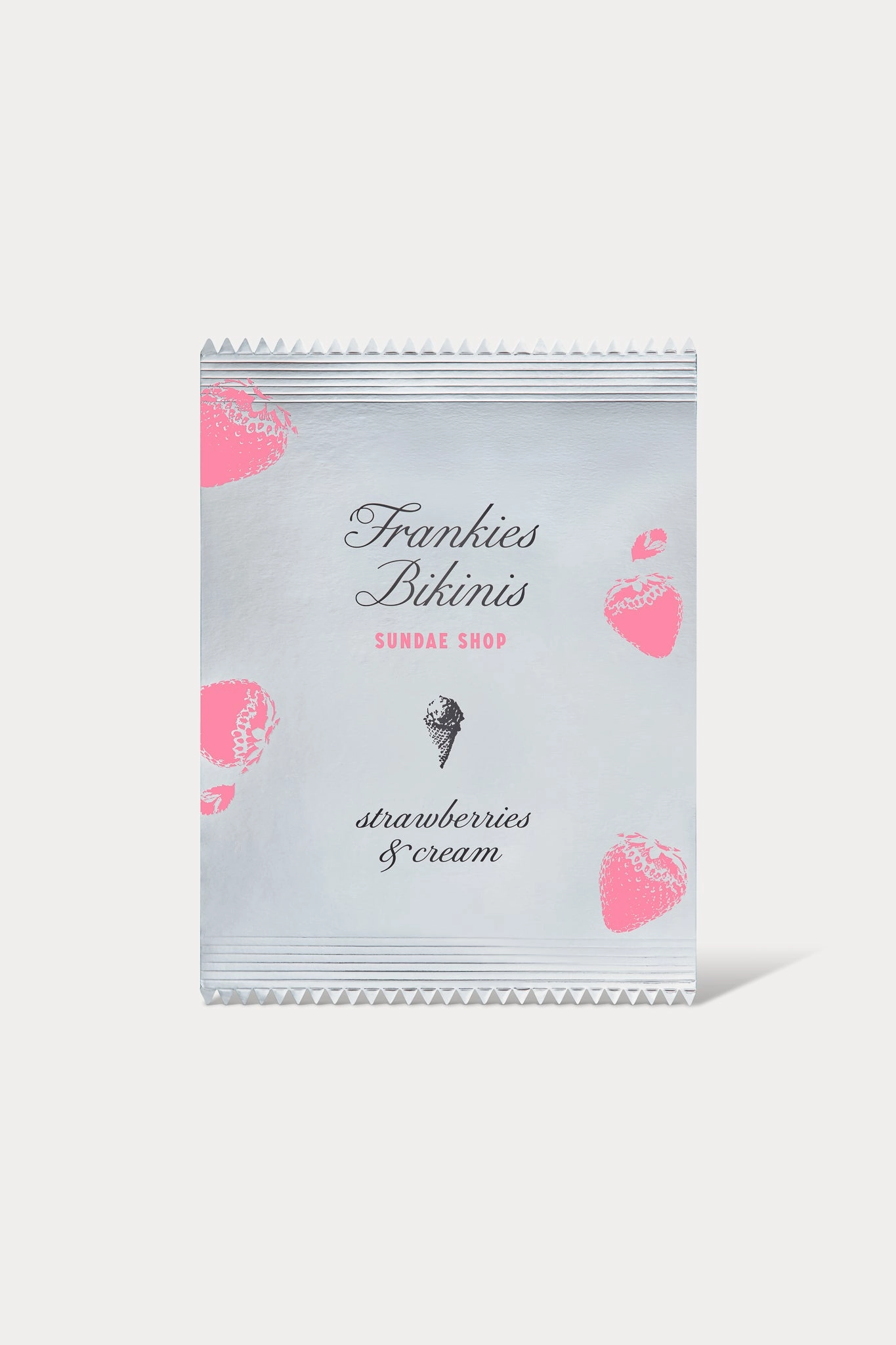 Full Moon Micro Bikini Bottom - Strawberries & Cream
