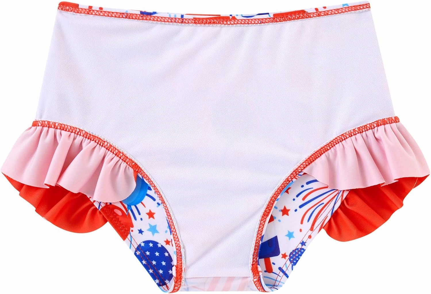 Funnycokid Girls Swimsuit Kids Bathing Suit 3-7 Years Rashguard Swimwear Long Sleeve 3 Piece Toddler