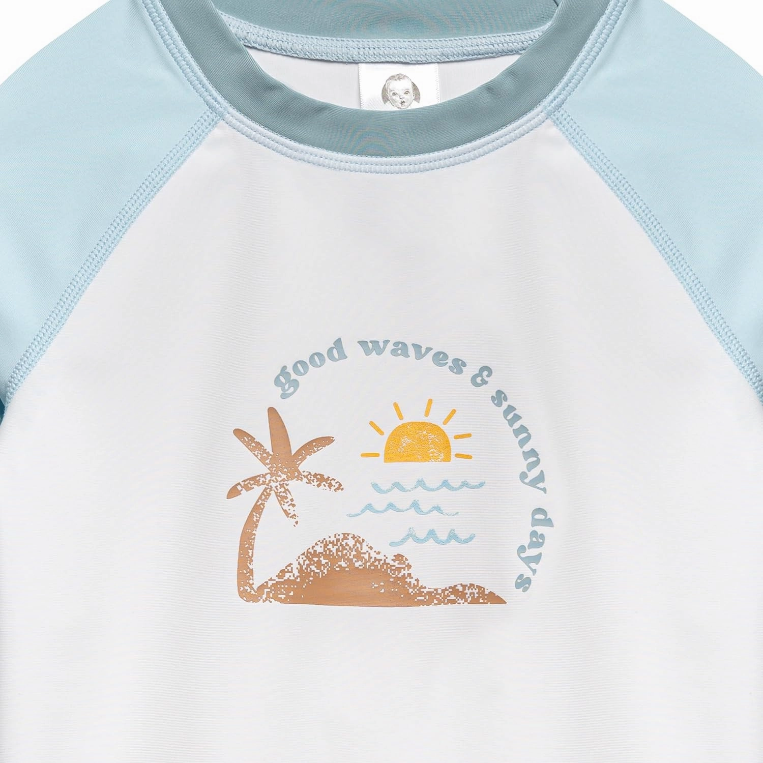 Gerber Baby Boys' Toddler Long Sleeved Rashguard Swim Bathing Suit Set