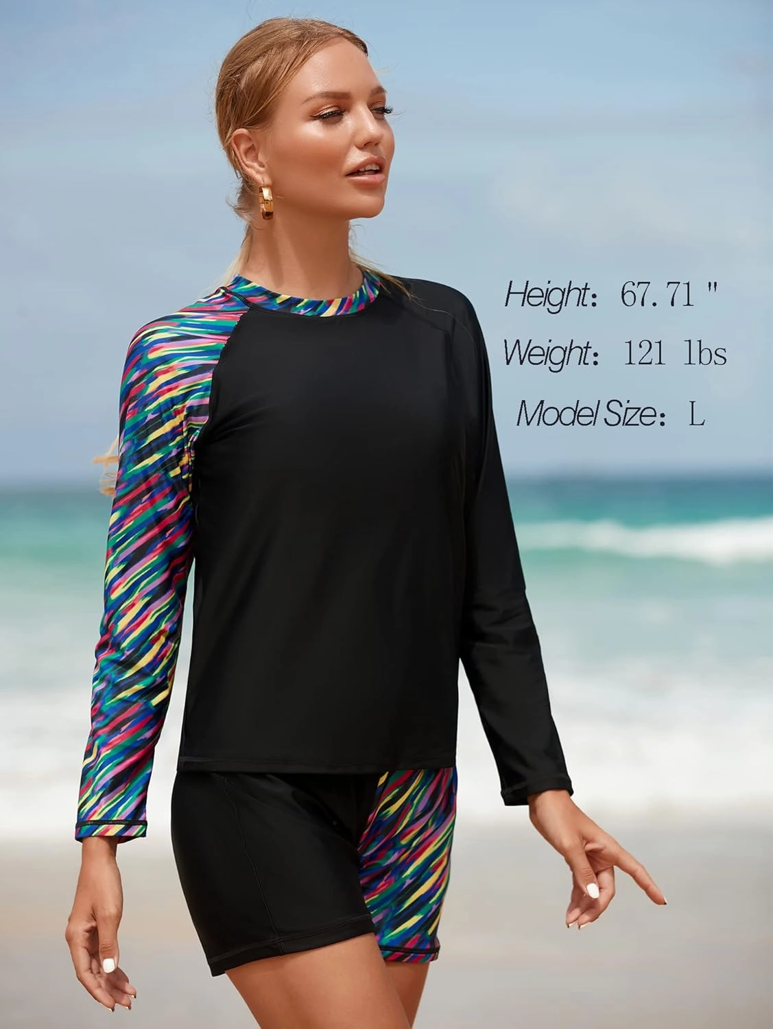 Girls Long Sleeve Swimsuits 2 Pieces Set Rash Guard Swimwear Quick Dry Surfing Wetsuit for Kids Bathing Suit 5-16 Years