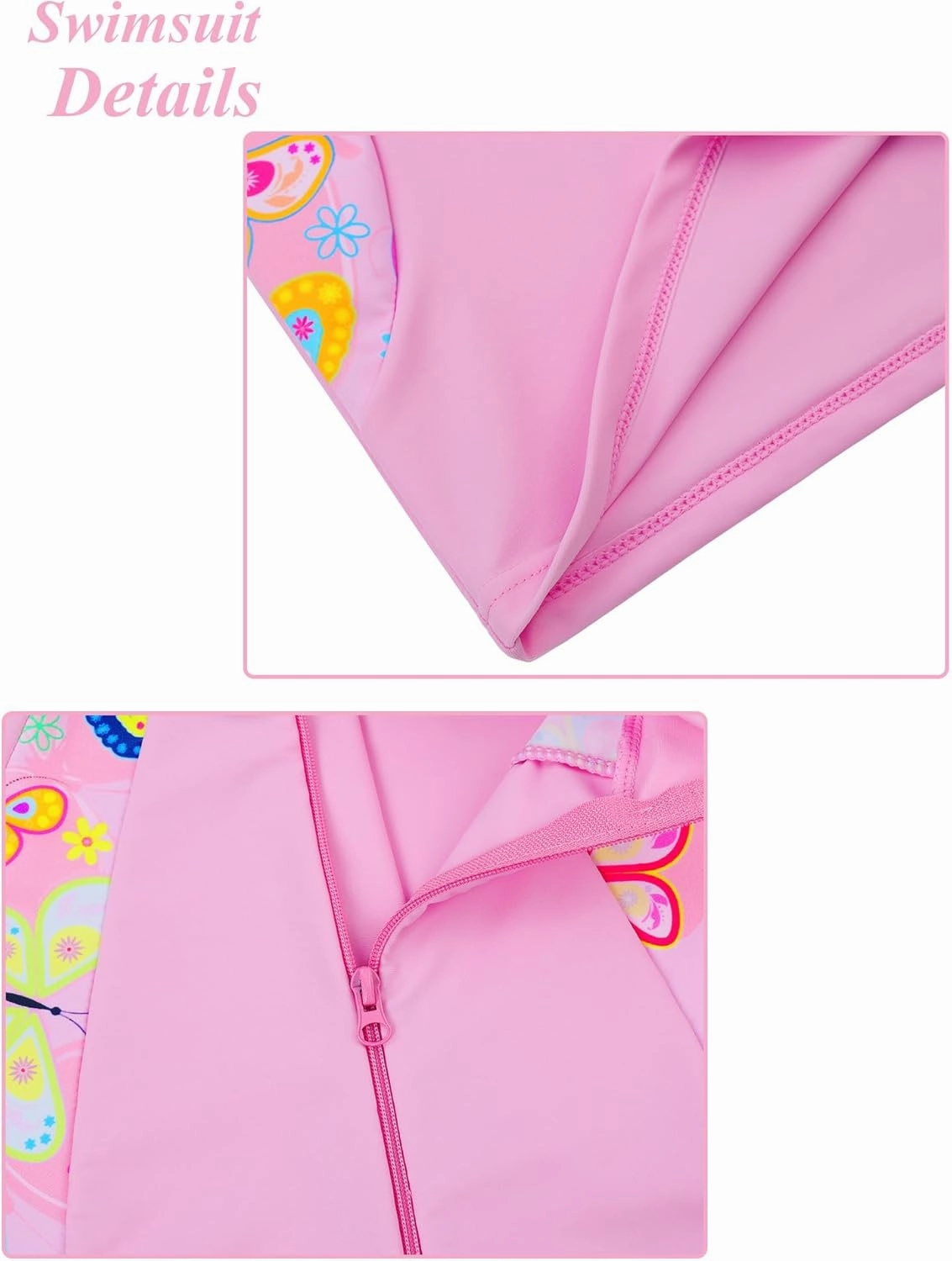 Girls Rash Guard Swimsuits Set 2 Pcs Bathing Suit UPF50  Short Sleeve Kids Beach Swimming Skirts with Shorts Swimwear 3-12Y