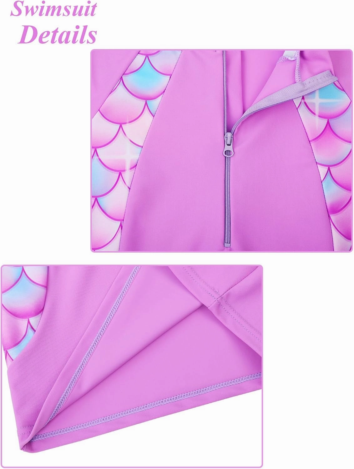 Girls Rash Guard Swimsuits Set 2 Pcs Bathing Suit UPF50  Short Sleeve Kids Beach Swimming Skirts with Shorts Swimwear 3-12Y