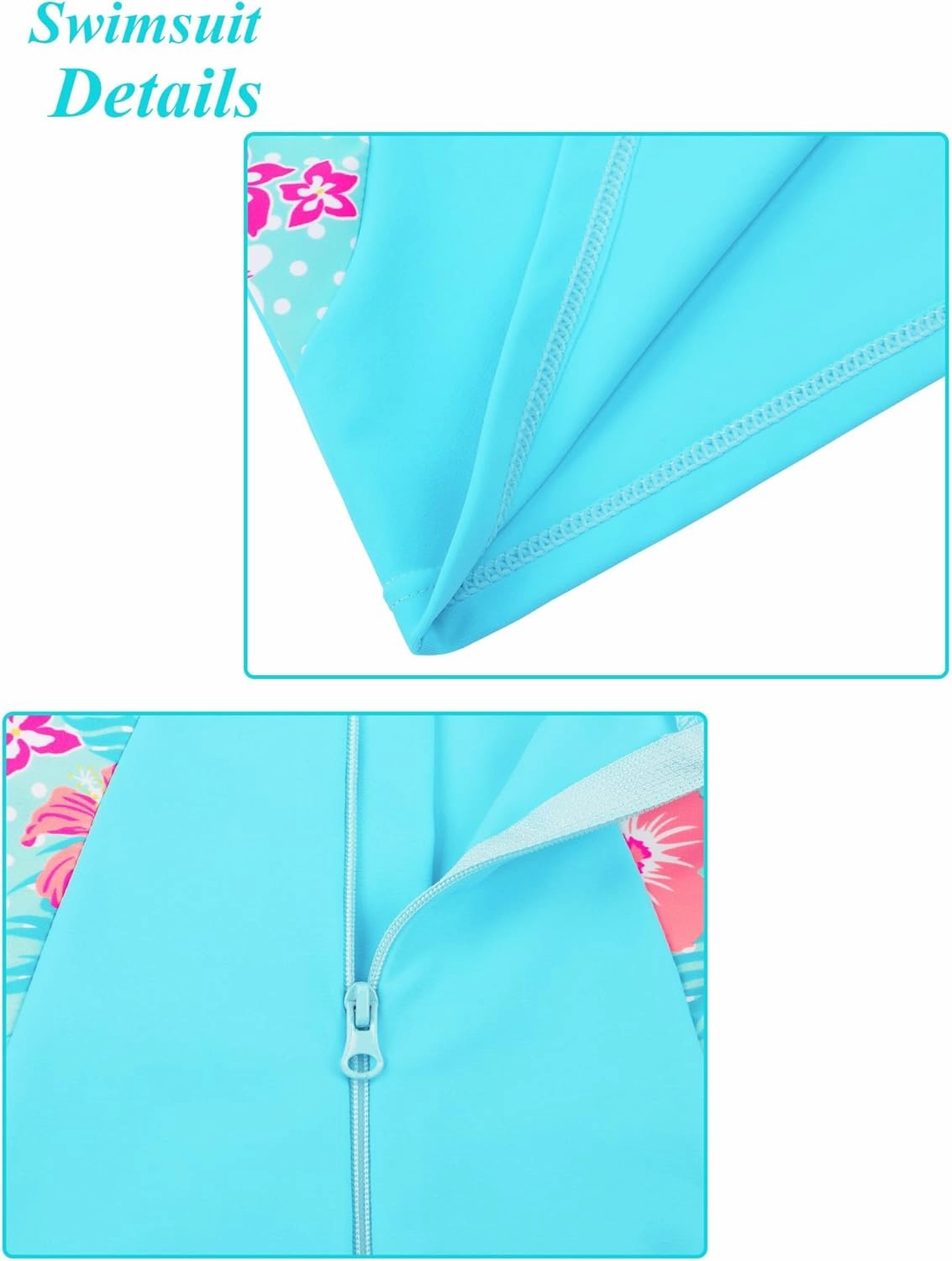 Girls Rash Guard Swimsuits Set 2 Pcs Bathing Suit UPF50  Short Sleeve Kids Beach Swimming Skirts with Shorts Swimwear 3-12Y