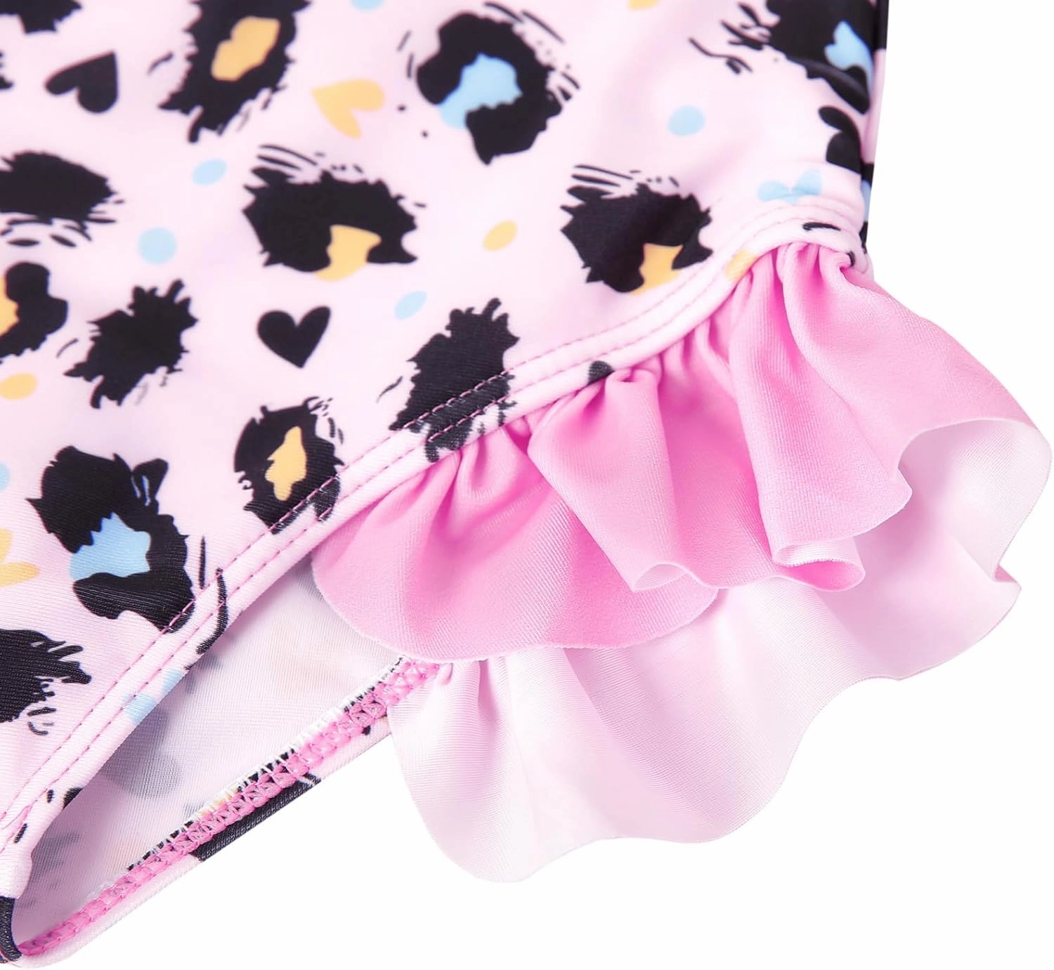 Girls Swimsuit 3 Piece Bathing Suit for 3-10 Years Kids Rash Guard Set Long Sleeve Tankini Swimwear