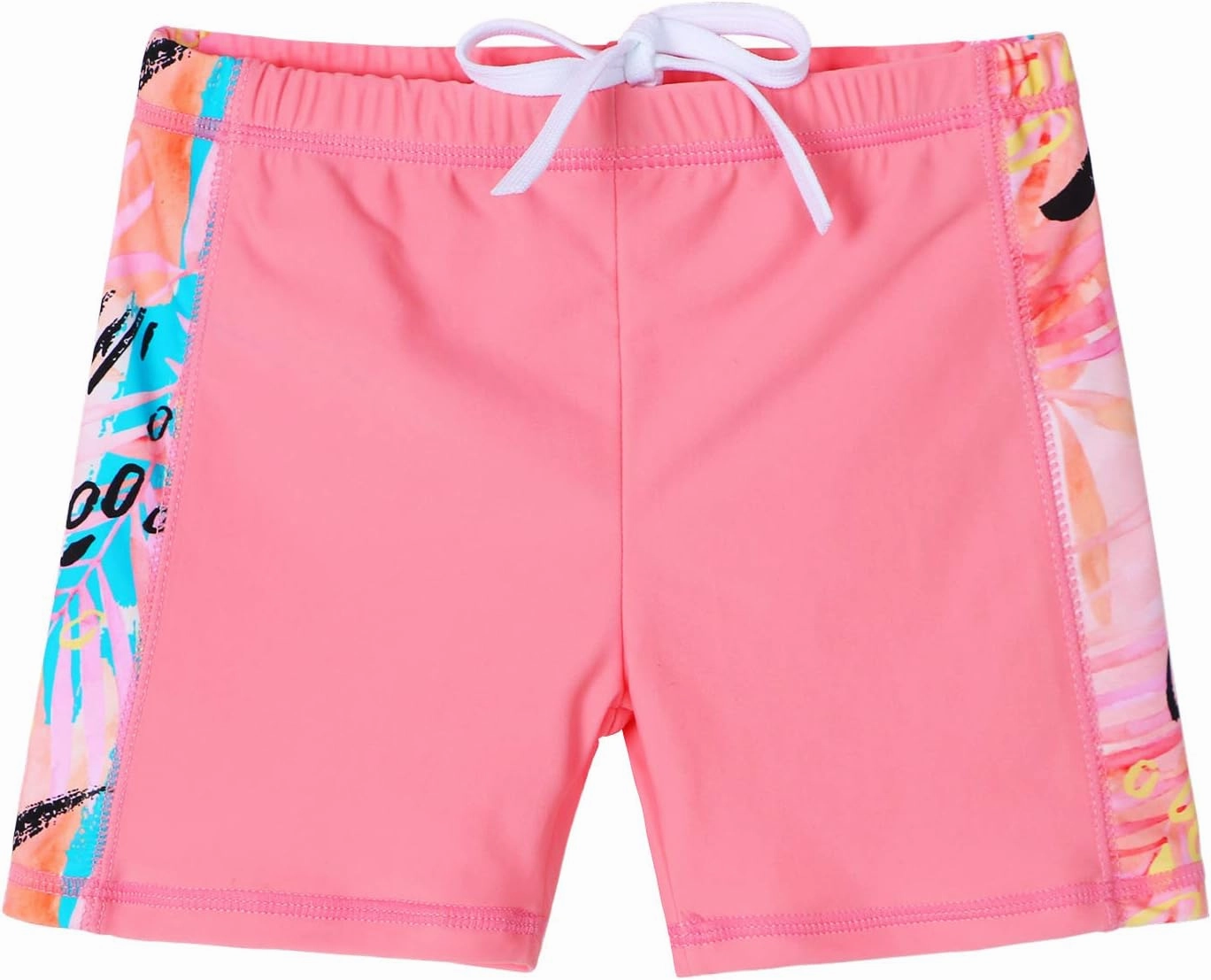 Girls Two Piece Swimsuit Floral UPF 50  Rash Guard Set Kids Beach Swimwear