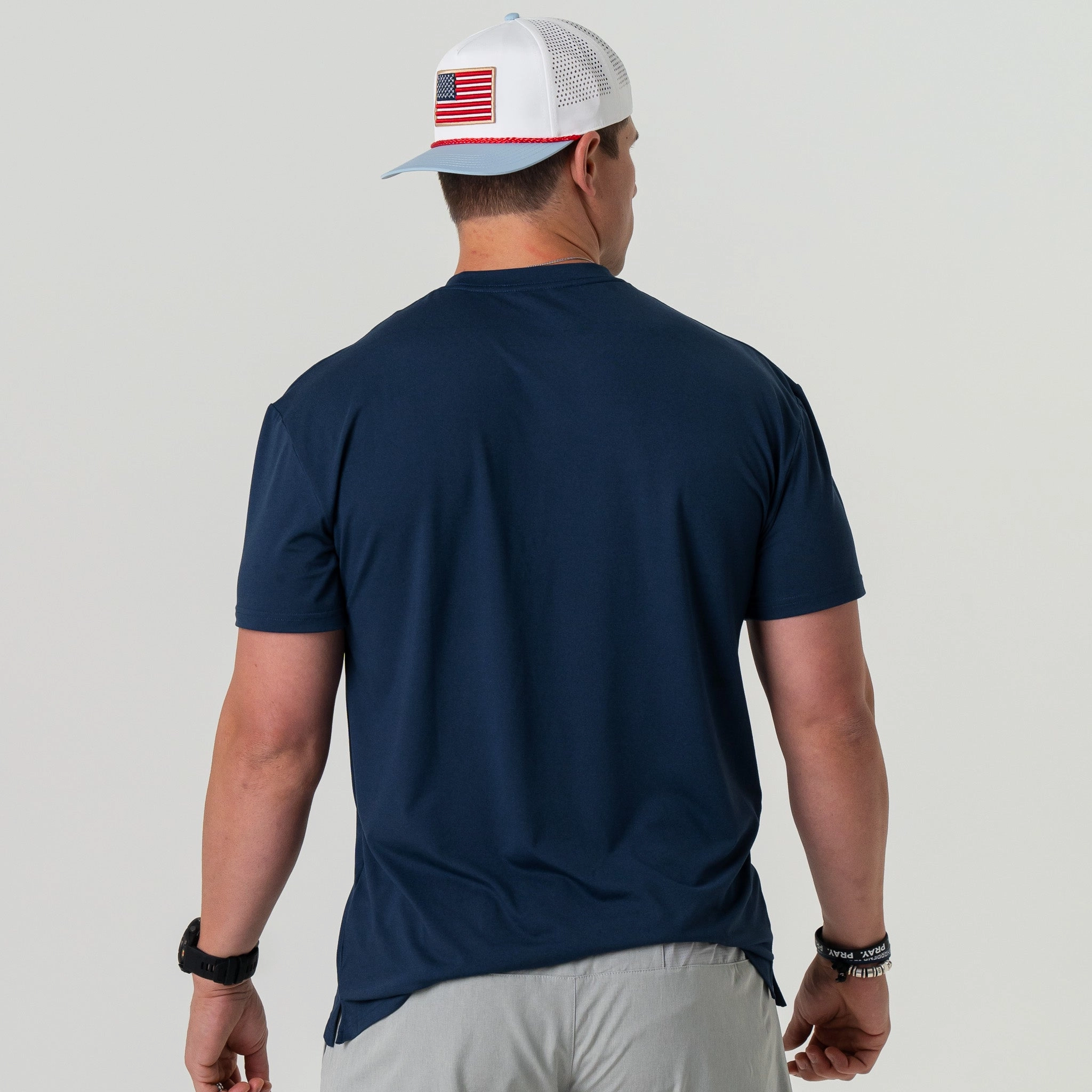 Go To Tee - Heather Navy