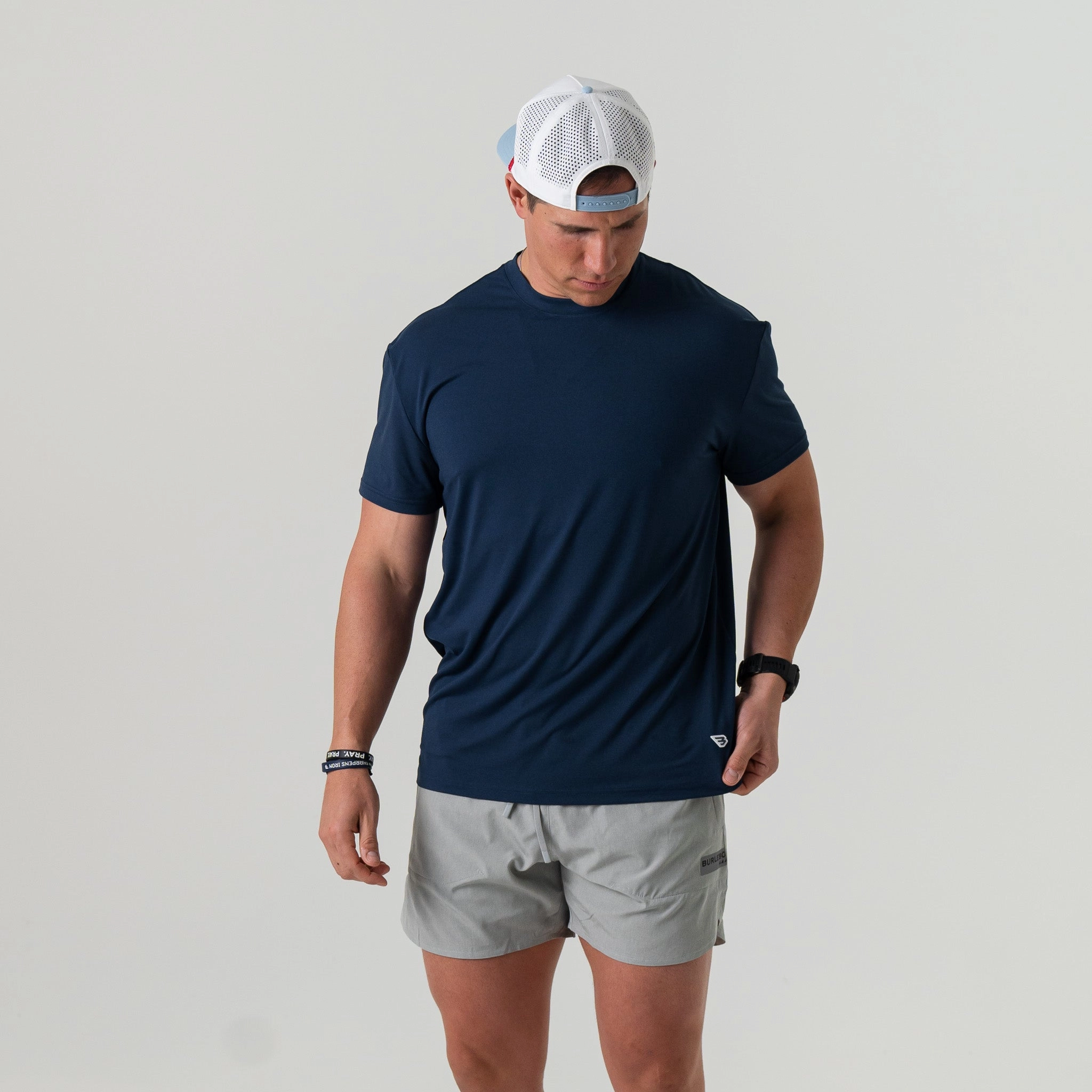 Go To Tee - Heather Navy