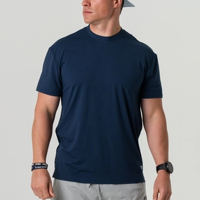 Go To Tee - Heather Navy