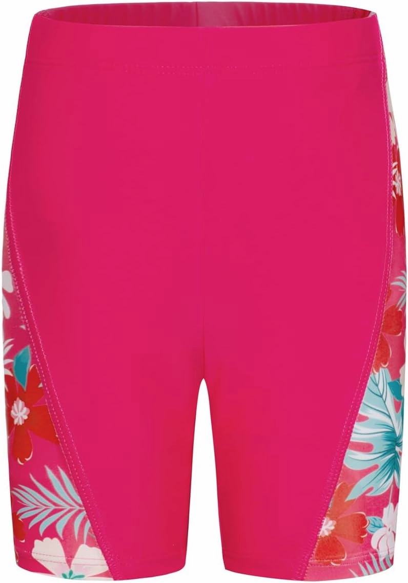 GRACE KARIN Girls Rash Guard Swimsuit Short Sleeve Two Piece Bathing Suit 6-12Y