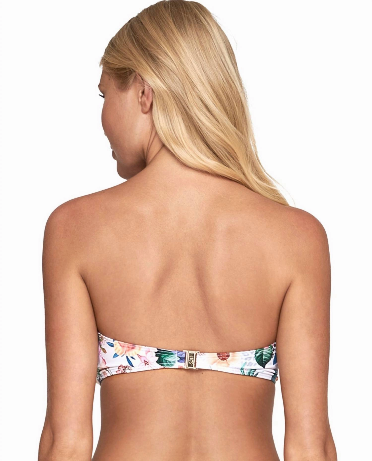 Gypsy Underwire Bandeau Bikini Top In Femme Floral