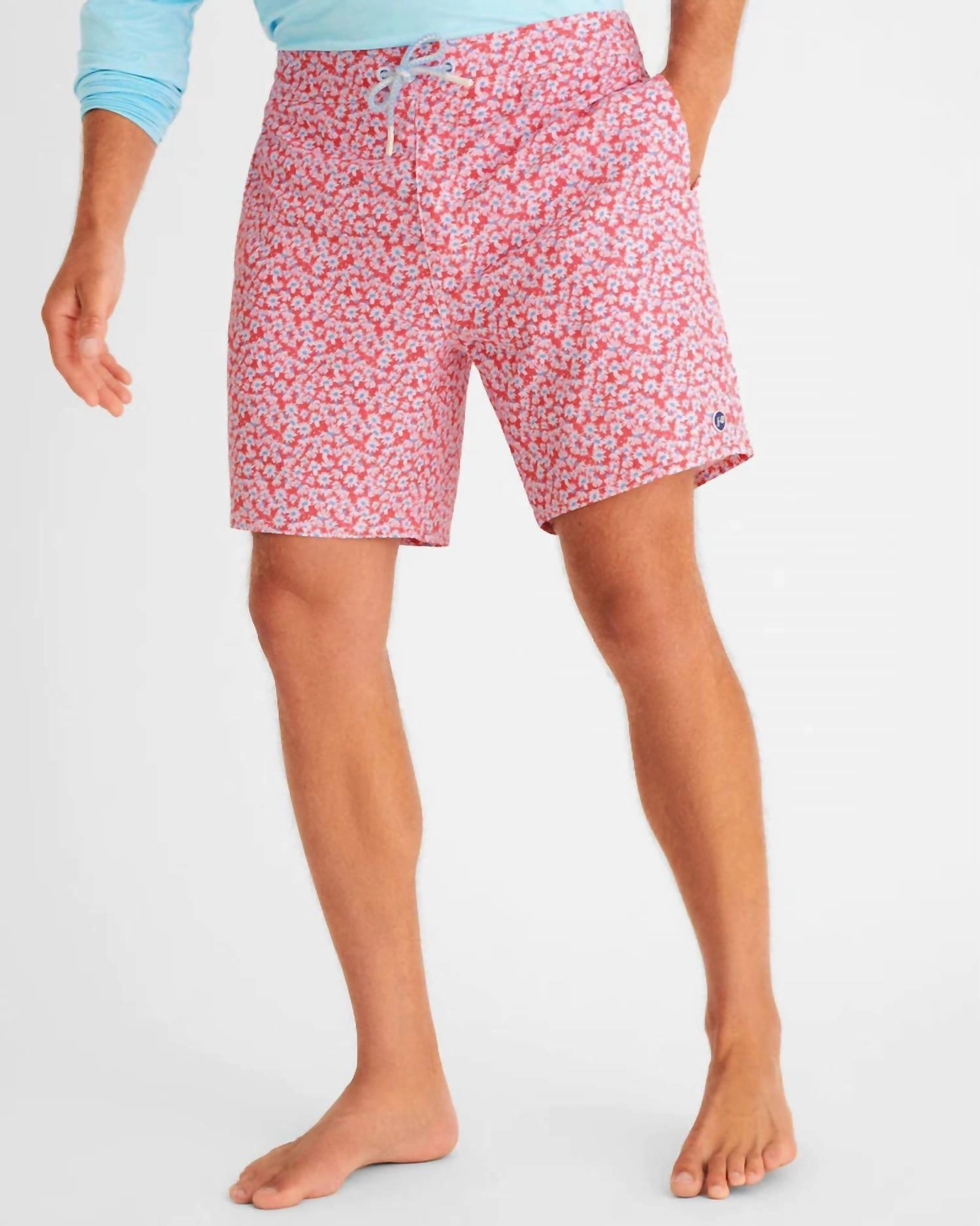 Half Elastic 7" Surf Shorts In Taffy