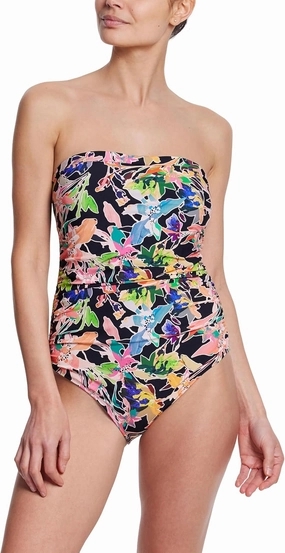 hanky panky - Bandeau One Piece Swimsuit | One Piece Swim Suit for Women, Bathing Suit, Water Resistant Swimwear | Sizes S-XL