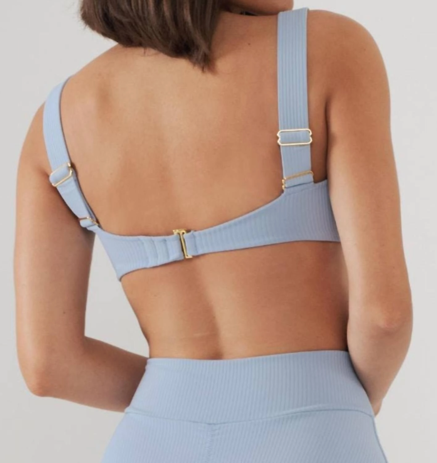 Hayden Bikini Top In Peri Rib