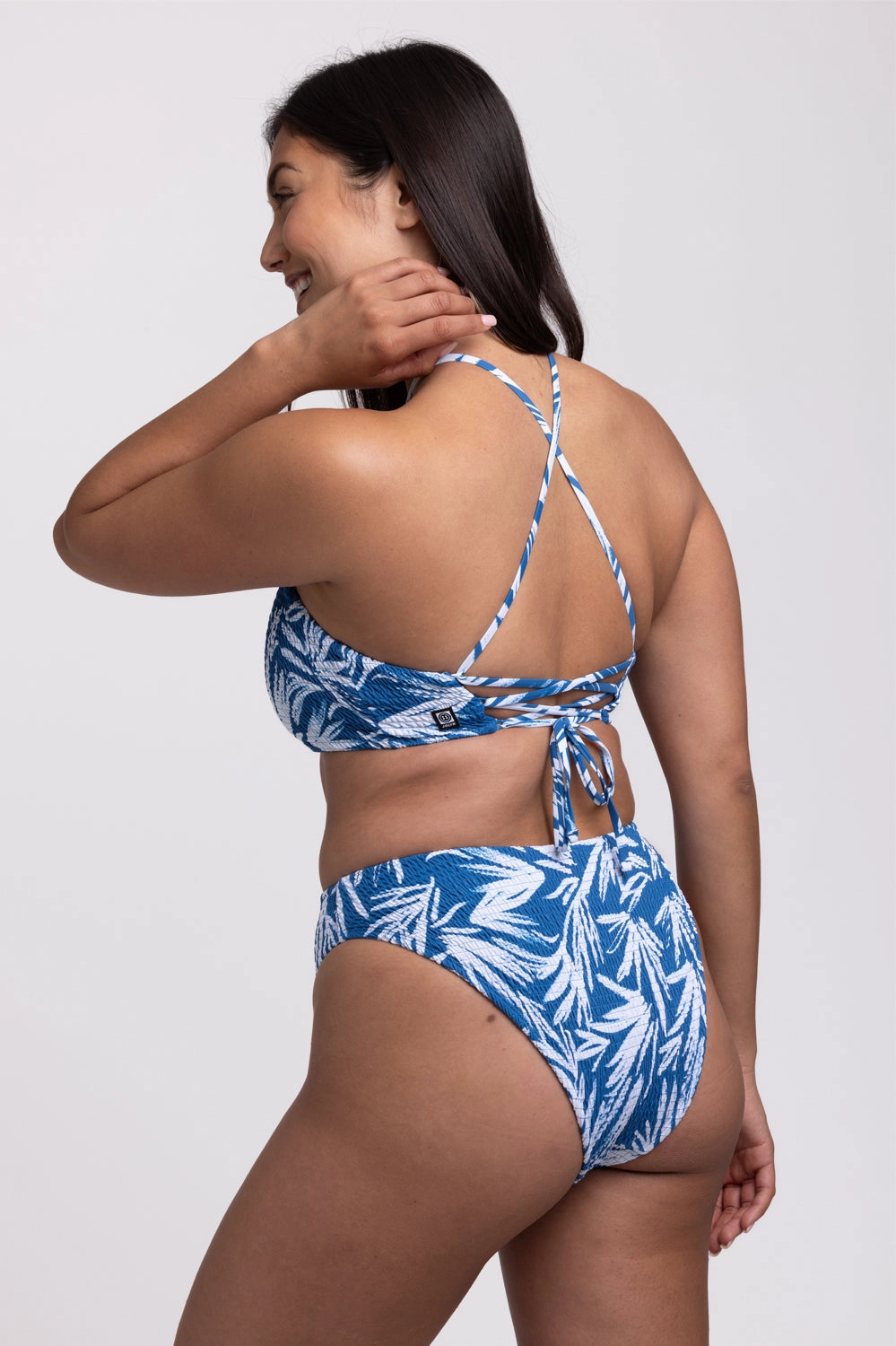 Hazel Smocked Bikini Bottom - Retrobana