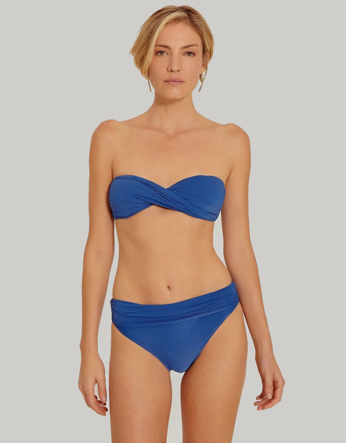 High Waist Bikini Bottom Cobalt Blue, American Cut