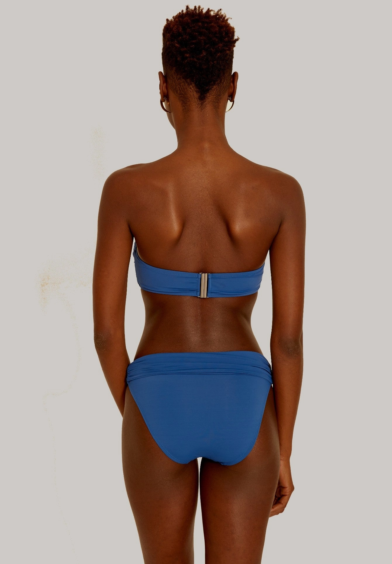 High Waist Bikini Bottom Cobalt Blue, American Cut