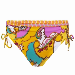 High Waist Swim Bottom In Soleil Floral