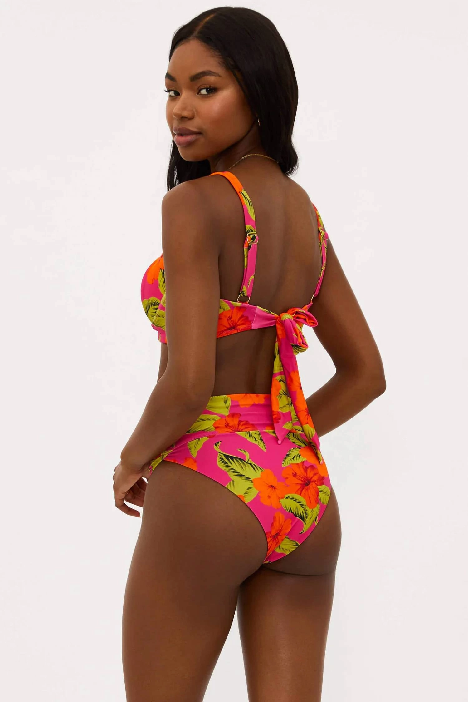 Highway Bottom In Hibiscus Sunset