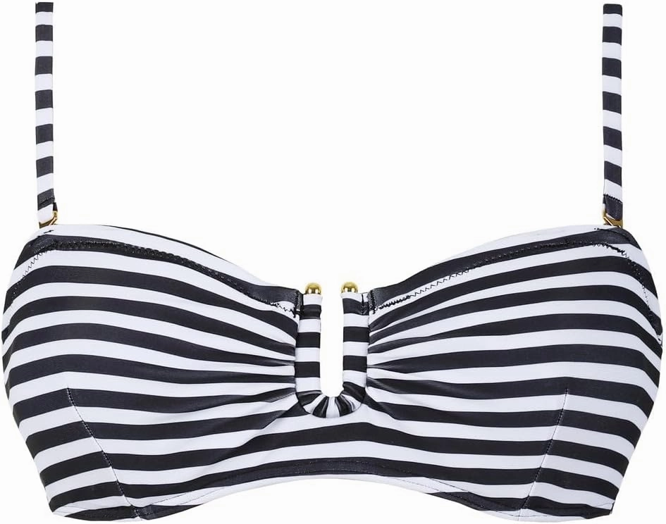 Hilor Women's Underwire Bikini Tops A-C Cup Push Up Supportive Swimsuit Top Bandeau Bathing Suit Swim Tops