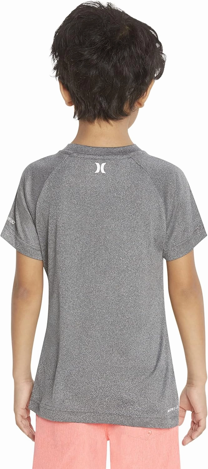 Hurley Boys' UPF 50  Rash Guard Swim Shirt