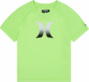 Hurley Boys' UPF 50  Rash Guard Swim Shirt