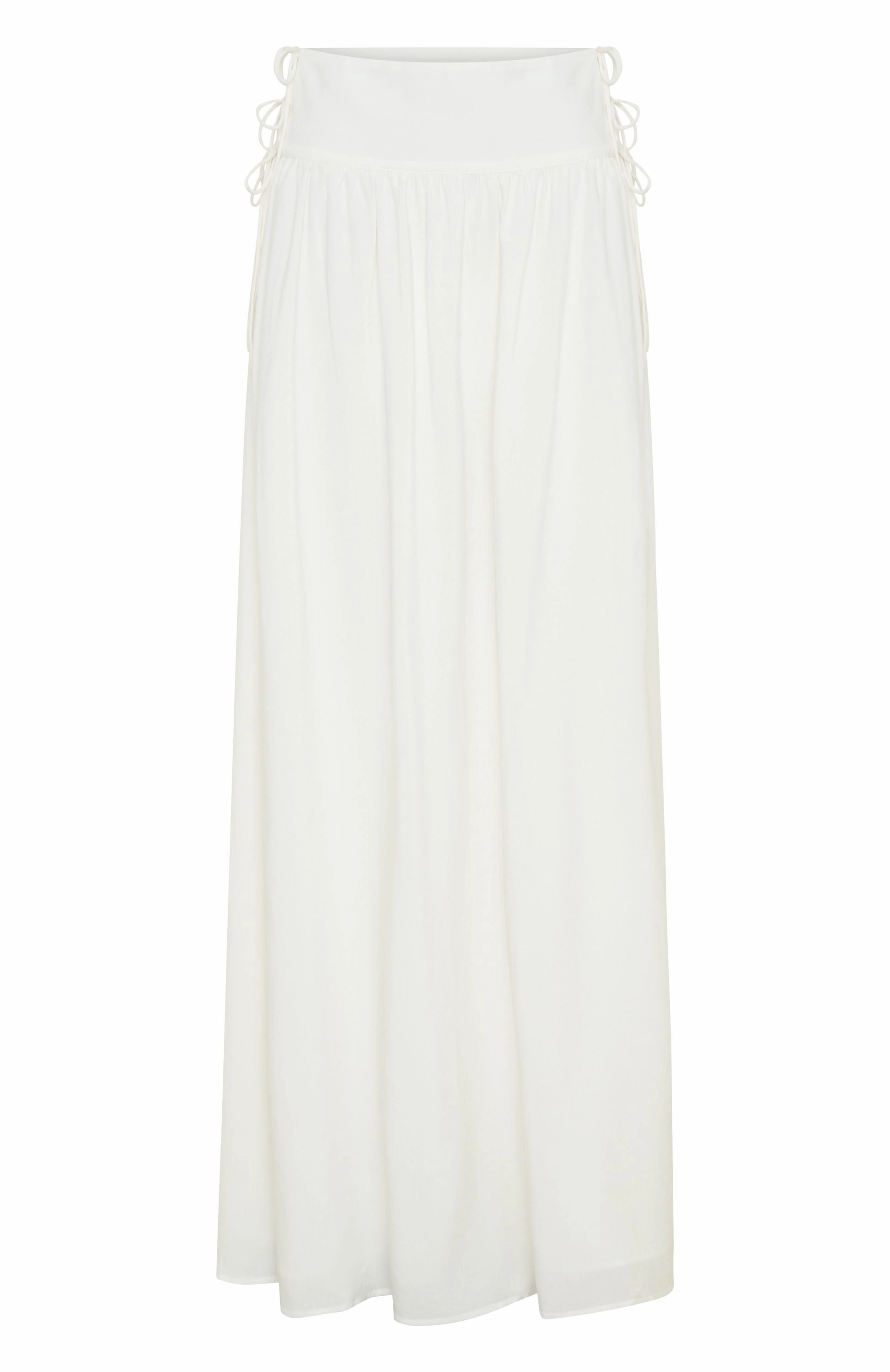 I Know It's Hard Maxi Skirt White