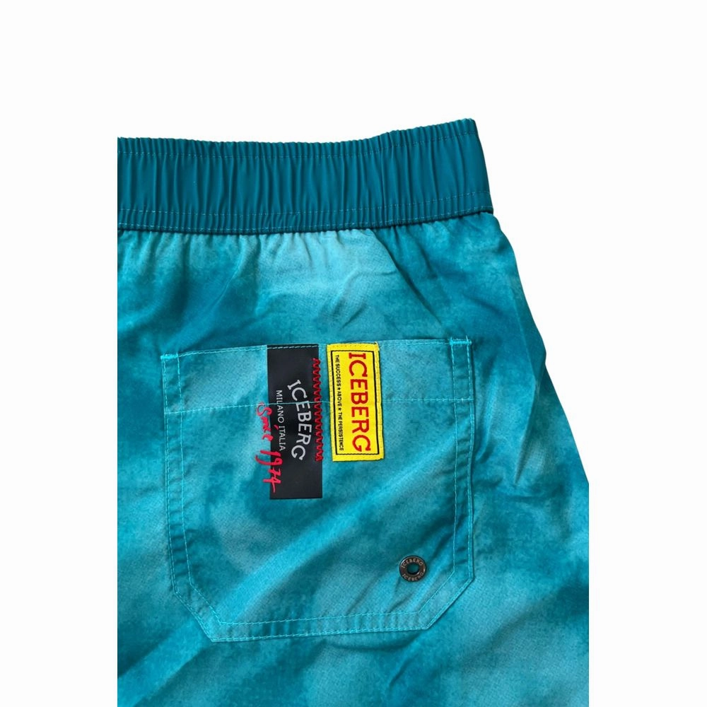 Iceberg blue Polyester Men's Swimwear