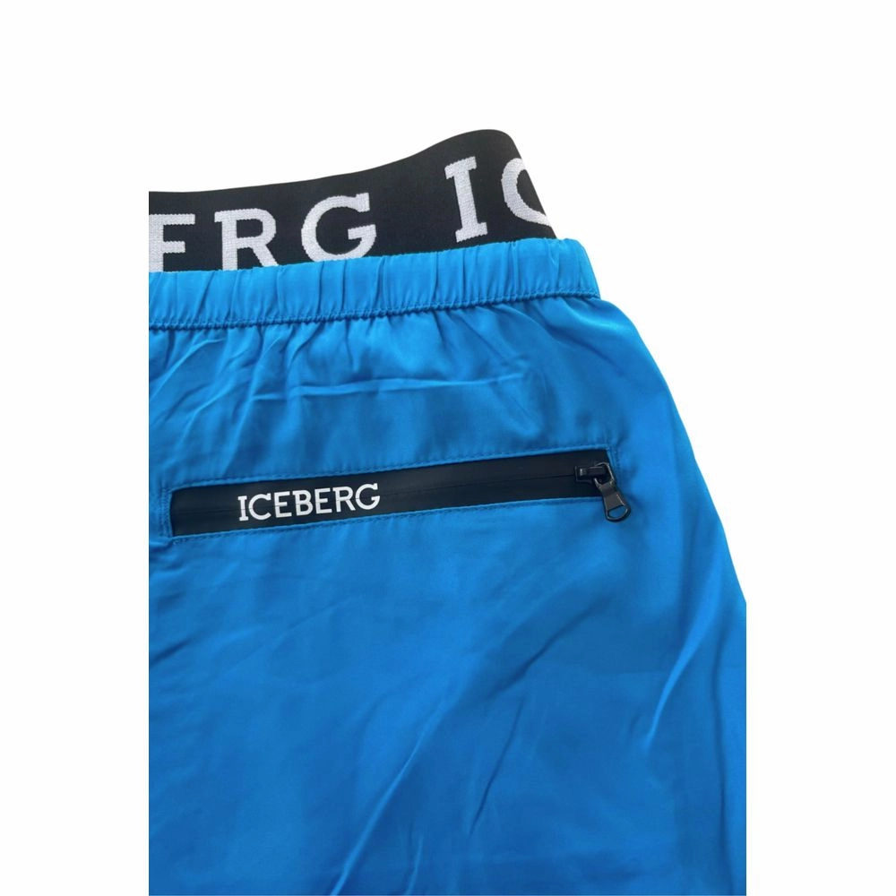 Iceberg blue Polyester Men Swim Men's Short