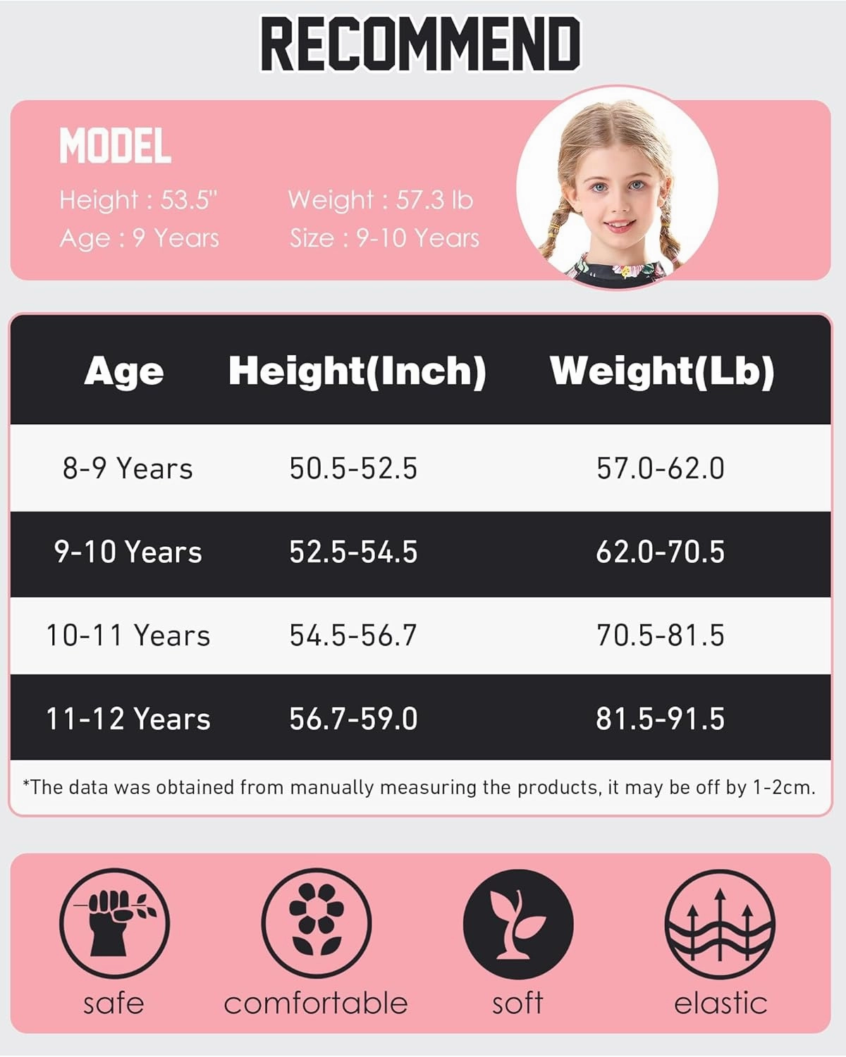 Idgreatim Girls Rashguard Swimsuit 2 Piece Short Sleeve Bathing Suit UPF 50  Sun Proction Swimwear Size 8-14T