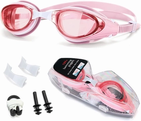 iGym Swim Goggles ShortSighted,Nearsighted Optical Swimming Goggles Anti-Fog UV Protection Adjustable Buckle For Women Men