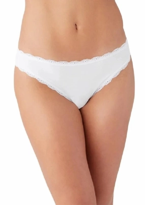 Inspired Eyelet Bikini Bottom In White