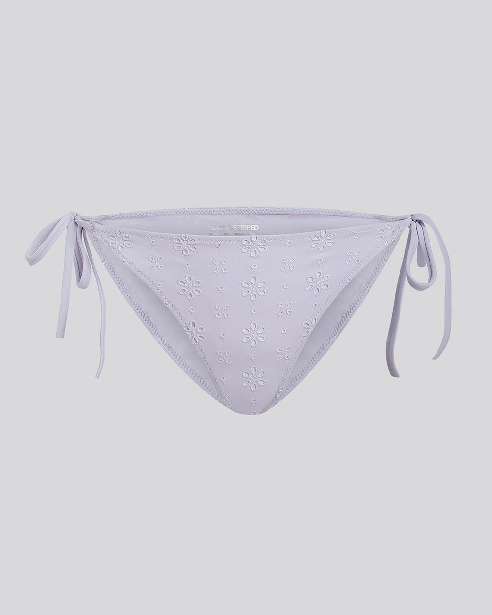 Iris Eyelet Bikini Bottom Lilac Pastel