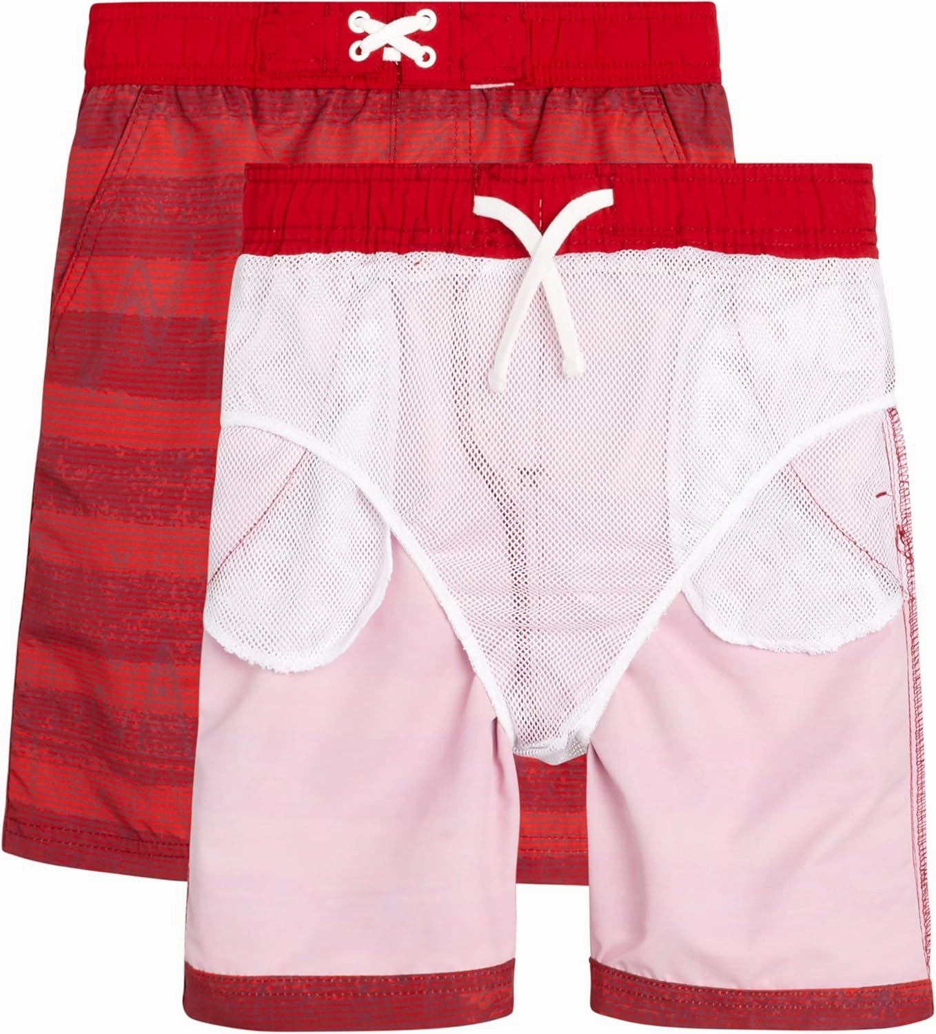 iXtreme Boys Rash Guard Set - 4 Piece UPF 50  Quick Dry Long Sleeve Swim Shirt and Swim Trunks for Boys (Sizes: 5-14)