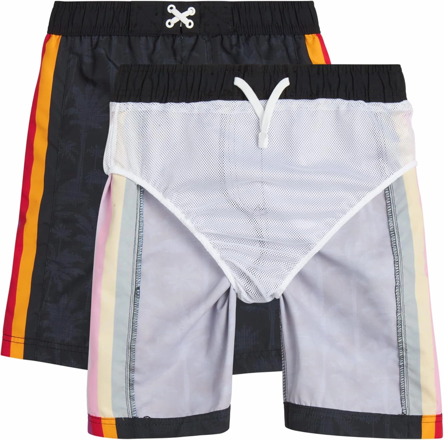 iXtreme Boys Rash Guard Set - 4 Piece UPF 50  Swim Shirt and Bathing Suit Trunks Rash Guard for Boys (Sizes: 12M-18)