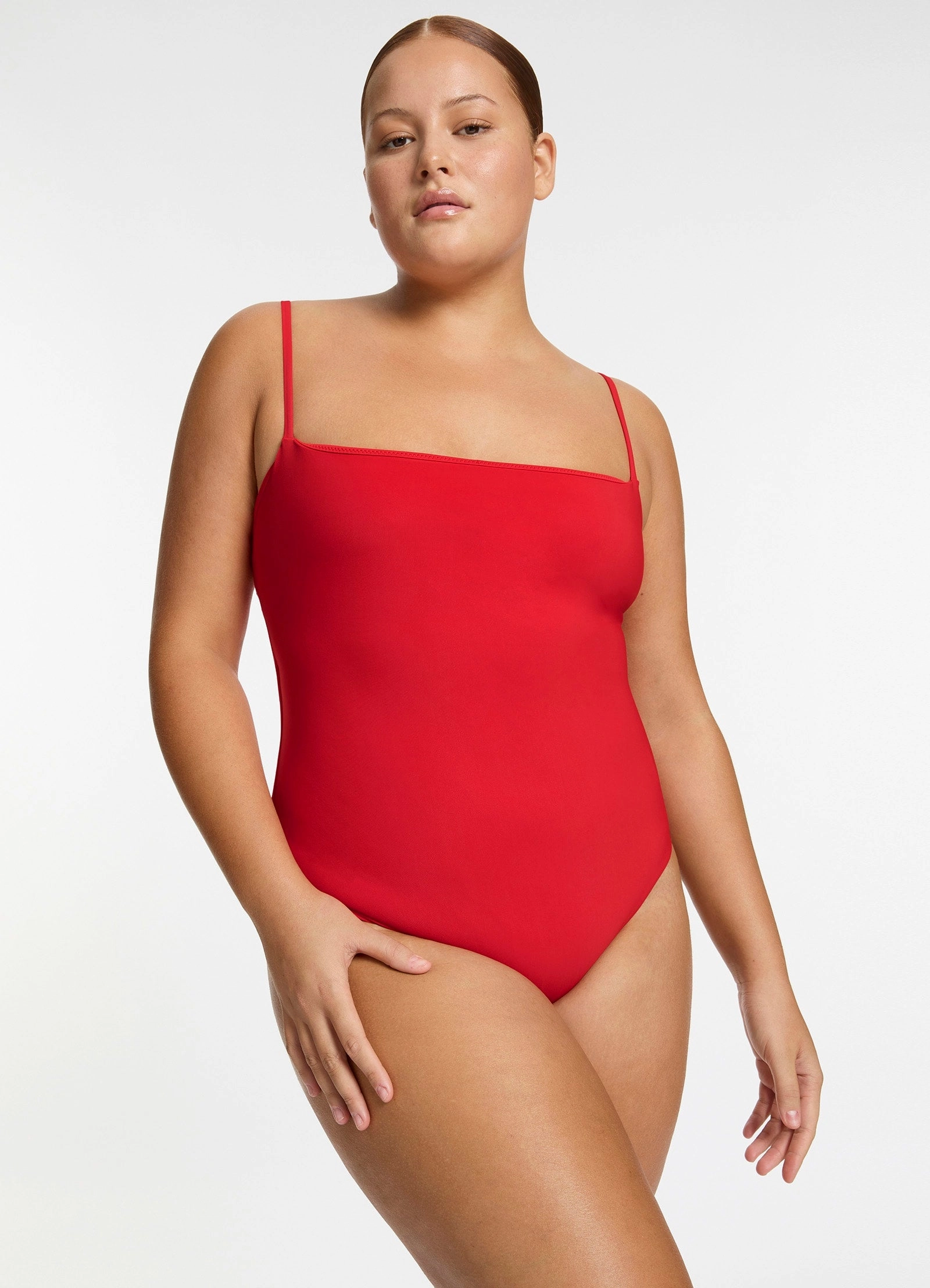 Jetset Minimal Tank One Piece - Rosso