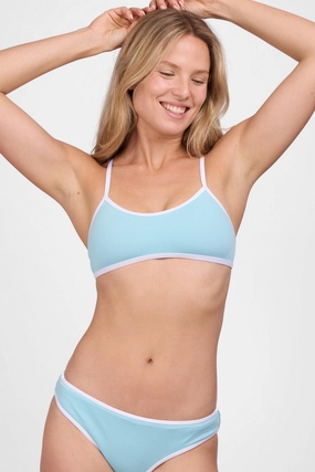 Jocelyn Bikini Top - Huckleberry Contrast