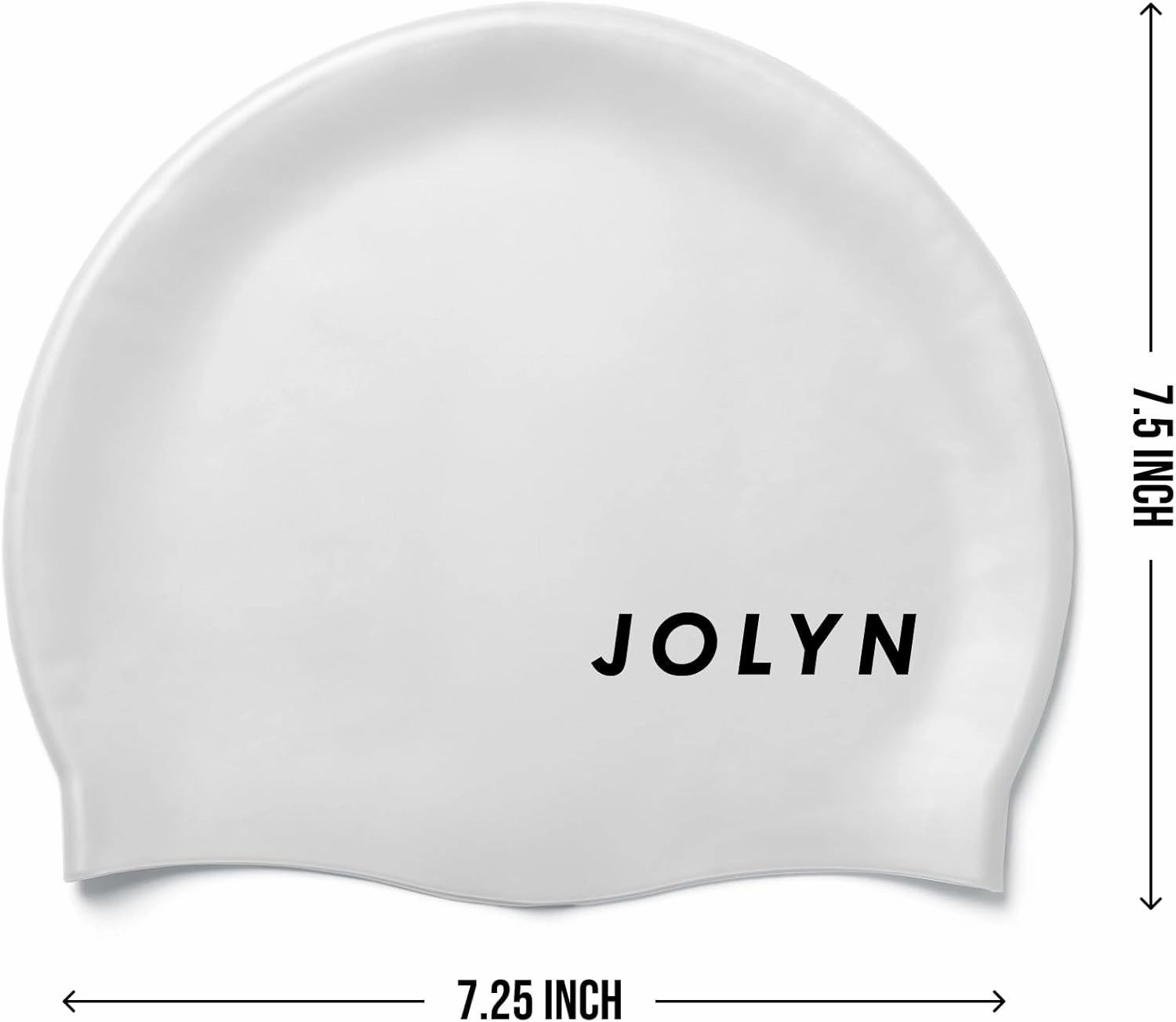 JOLYN Classic Unisex Silicone Swim Cap for Adult Women and Men, Hair Protection, Intensive Training Comfortable Non-Slip Swimming Cap