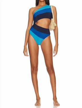 Joyce One Piece In Marine Colorblock