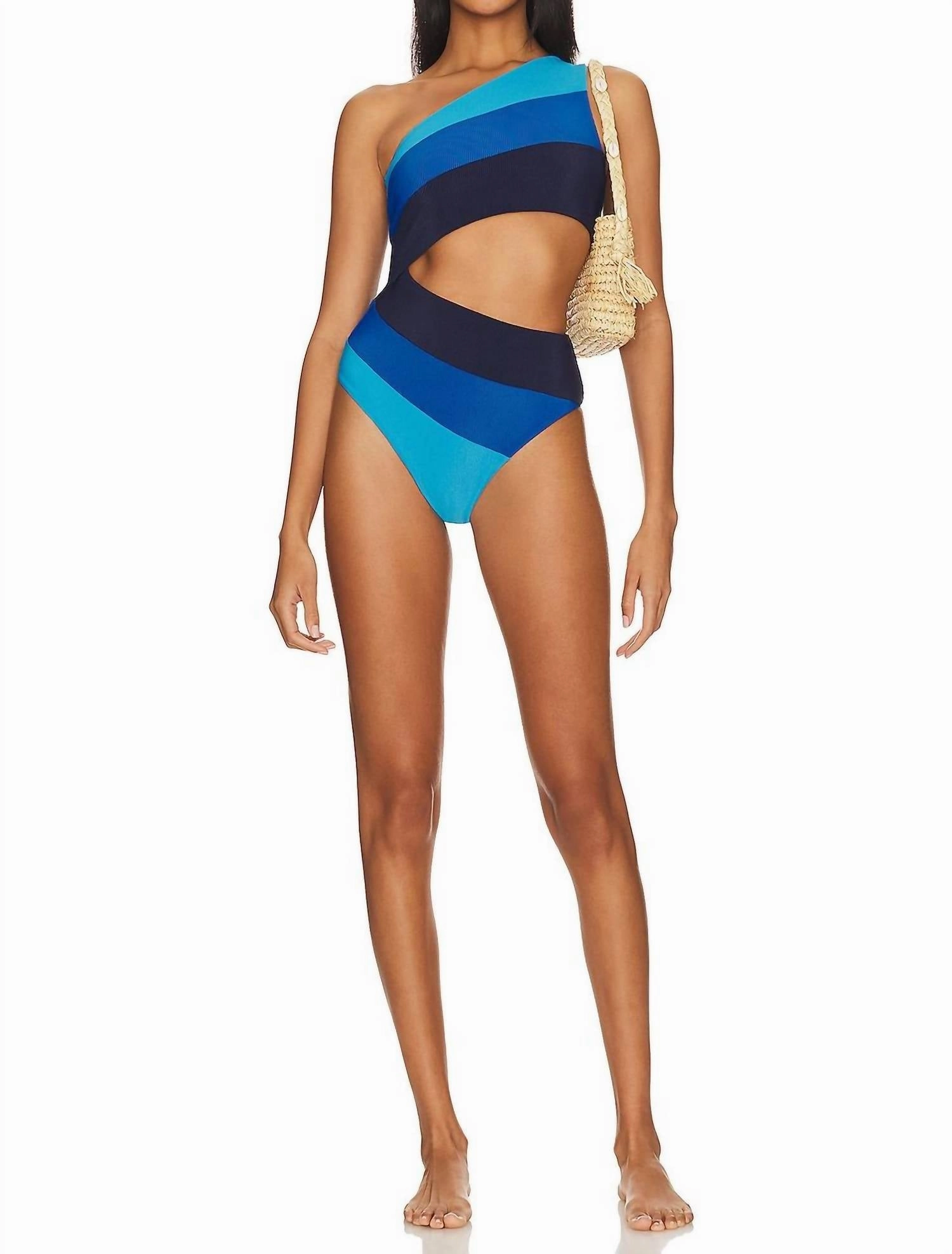 Joyce One Piece In Marine Colorblock