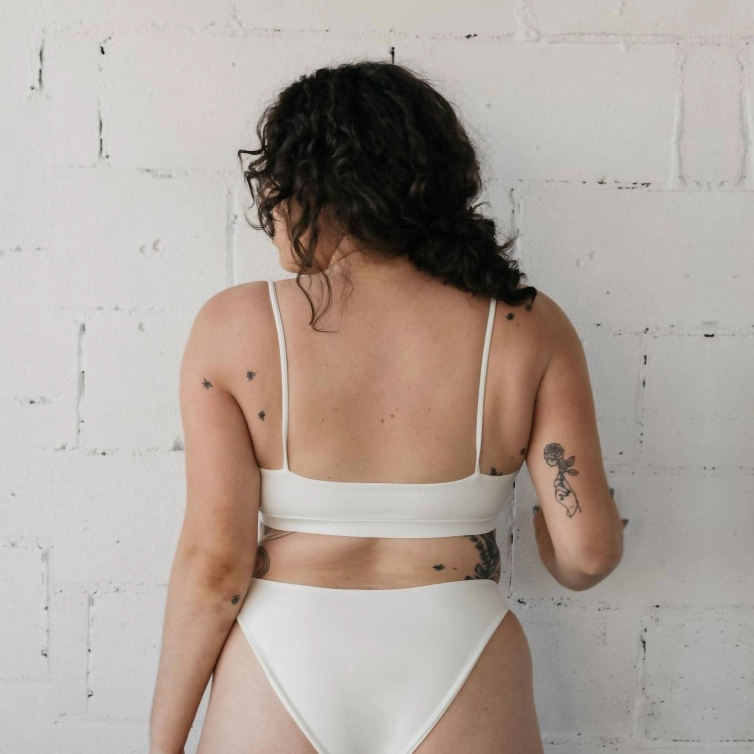 Julia Swim Top In Ivory