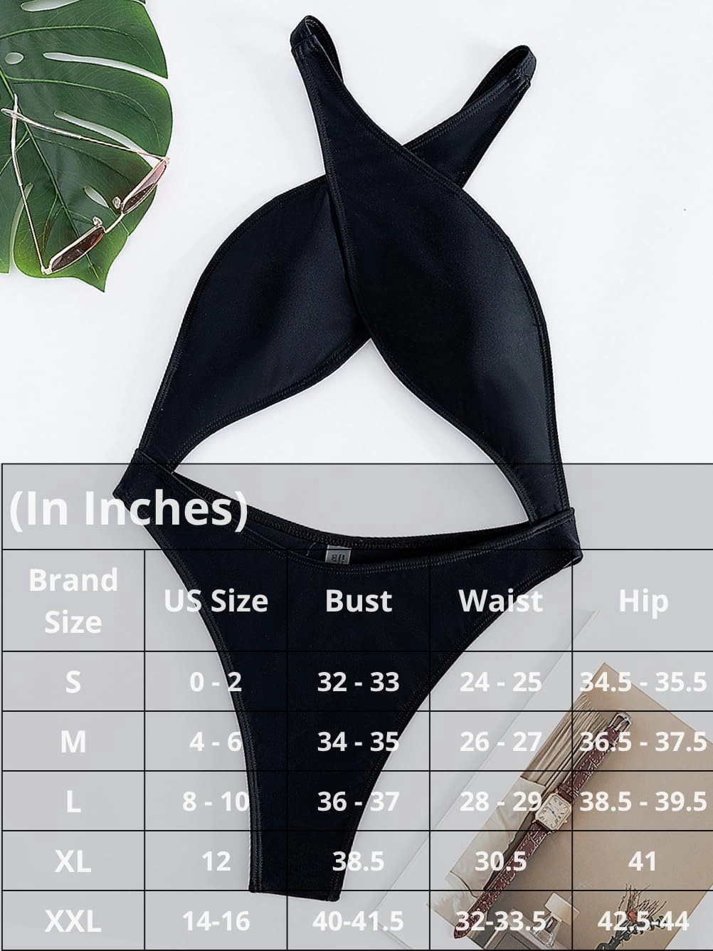 Kaei&Shi Sexy One Piece Swimsuit for Women,Cut Out Criss Cross Bathing Suit,Thong Monokini Swimsuits