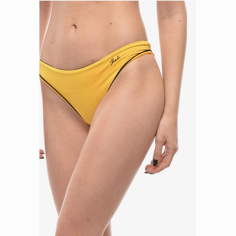 Karl Lagerfeld Bikini Bottom with Contrasting Women's Finishes