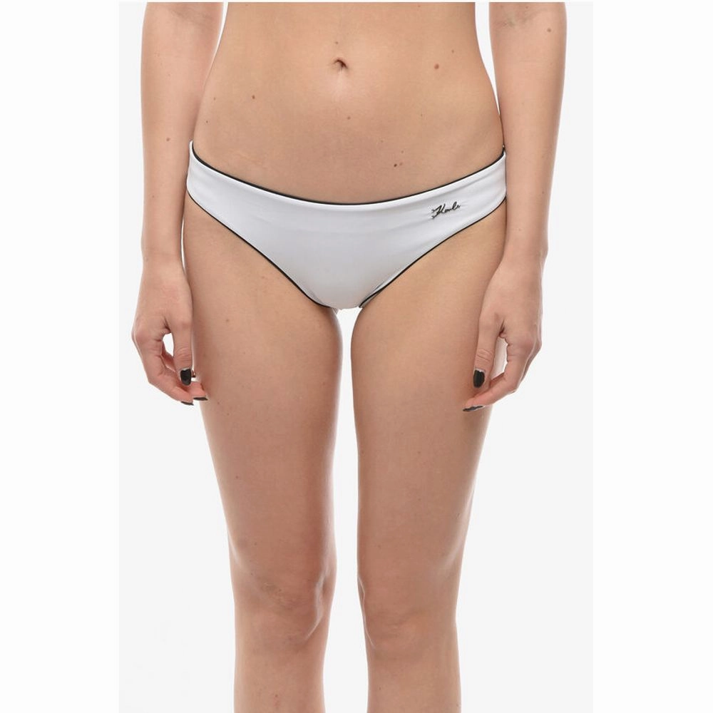 Karl Lagerfeld Bikini Bottom with Contrasting Women's Finishes