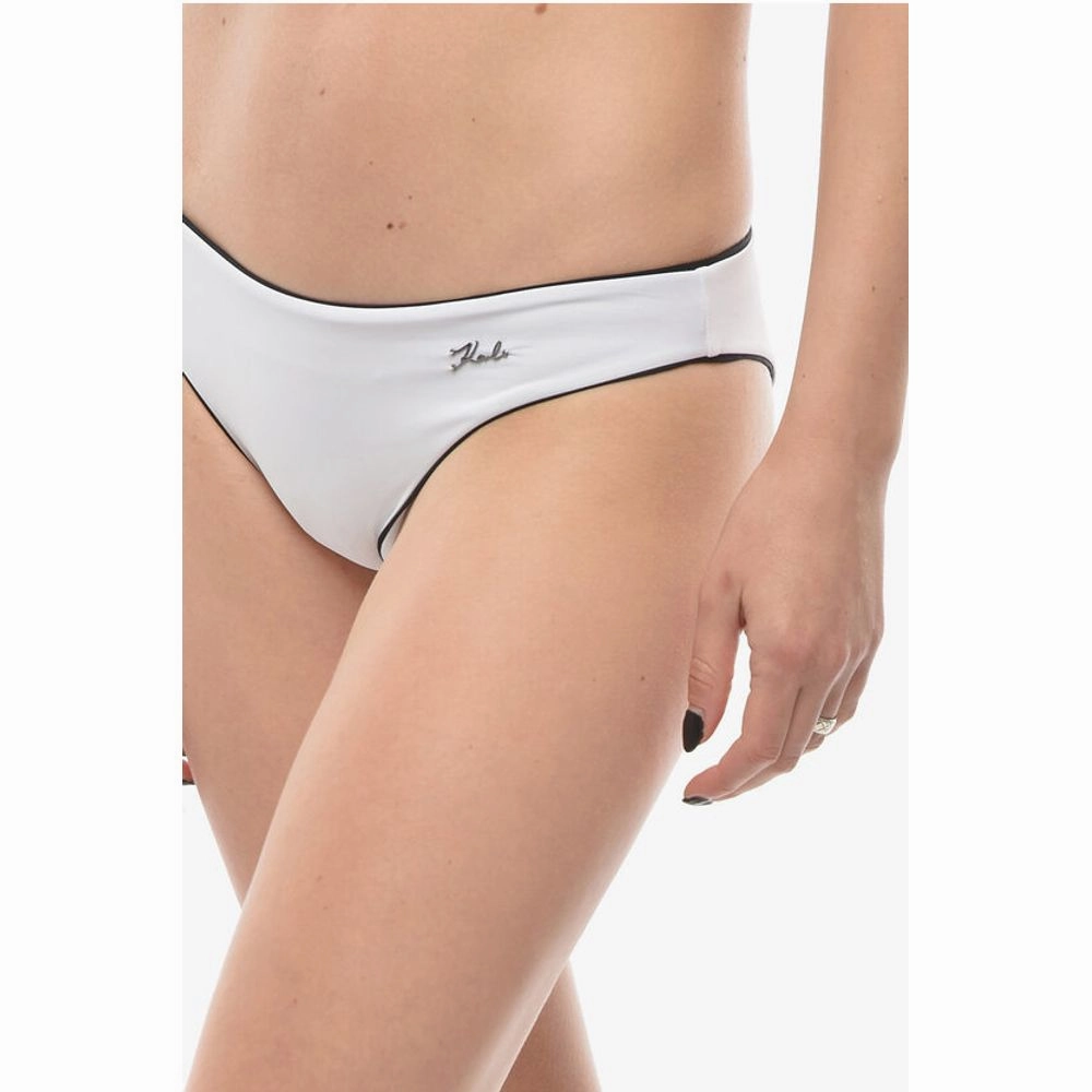 Karl Lagerfeld Bikini Bottom with Contrasting Women's Finishes