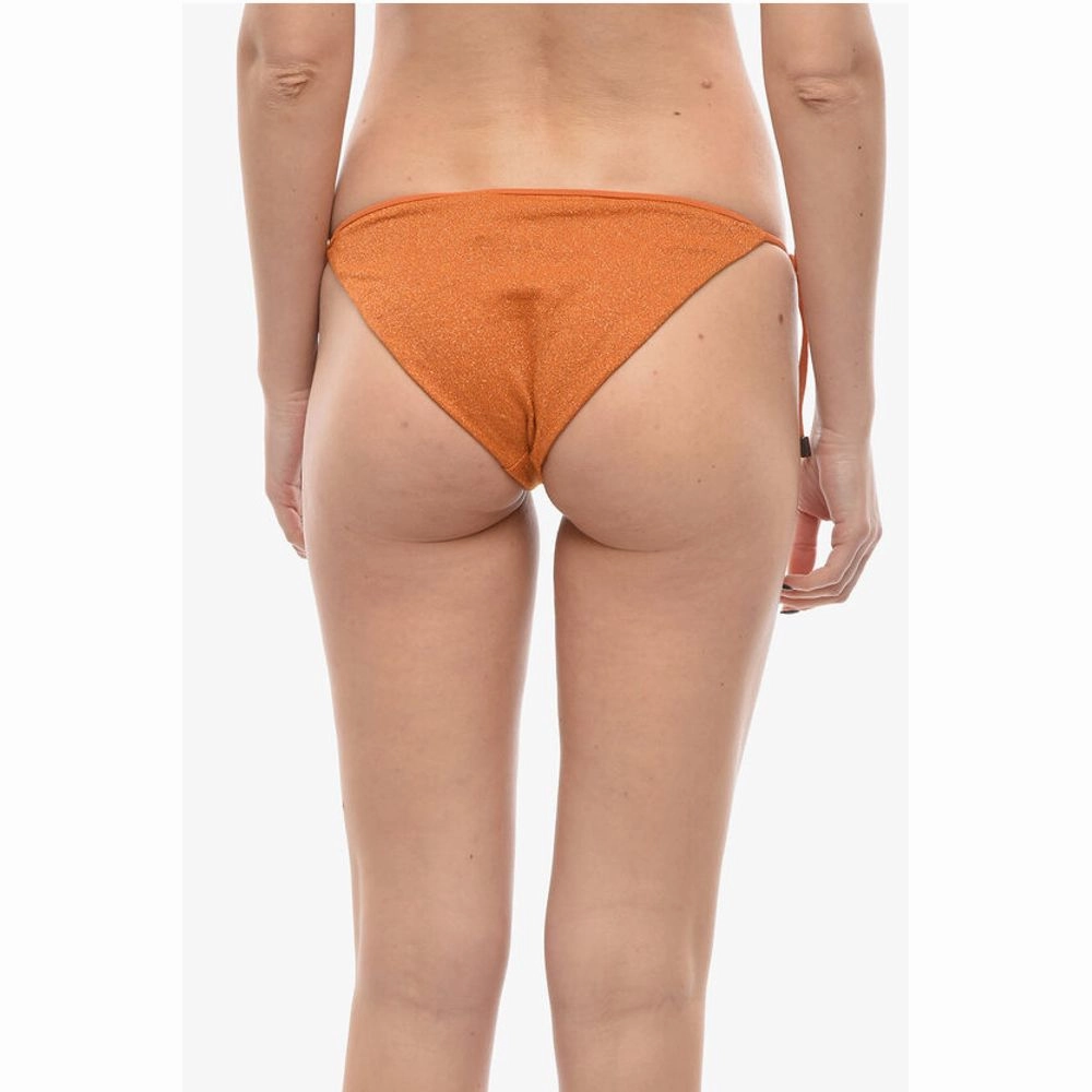 Karl Lagerfeld Lurex Tie-Side Bikini Women's Bottom