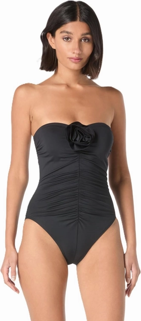 kate spade new york Women's Rosette Bandeau One Piece