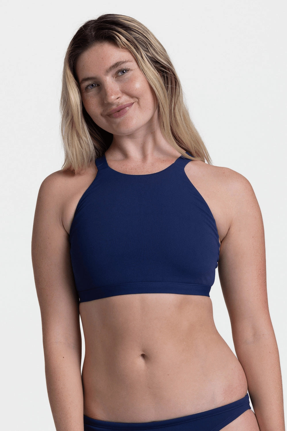 Kaylee Bikini Top - Navy