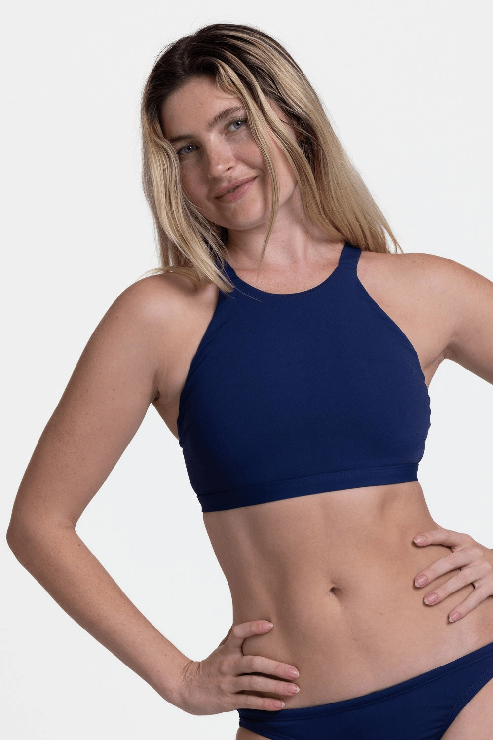 Kaylee Bikini Top - Navy