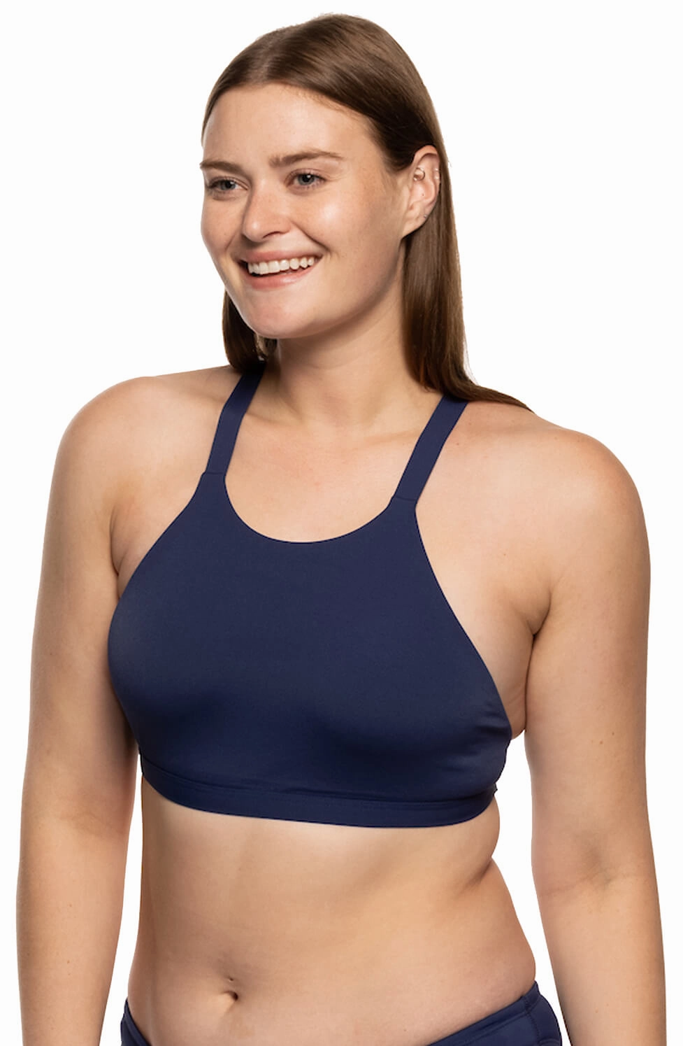 Kaylee Bikini Top - Navy